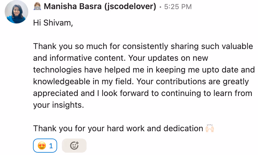 Linkedin private message
