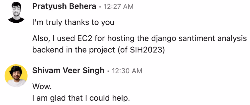 Linkedin private message