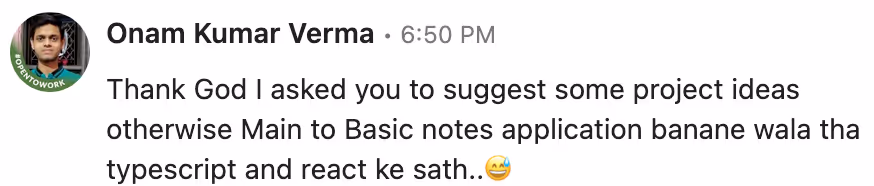 Linkedin private message