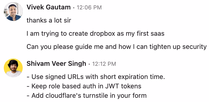 Linkedin private message