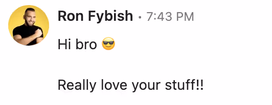 Linkedin private message